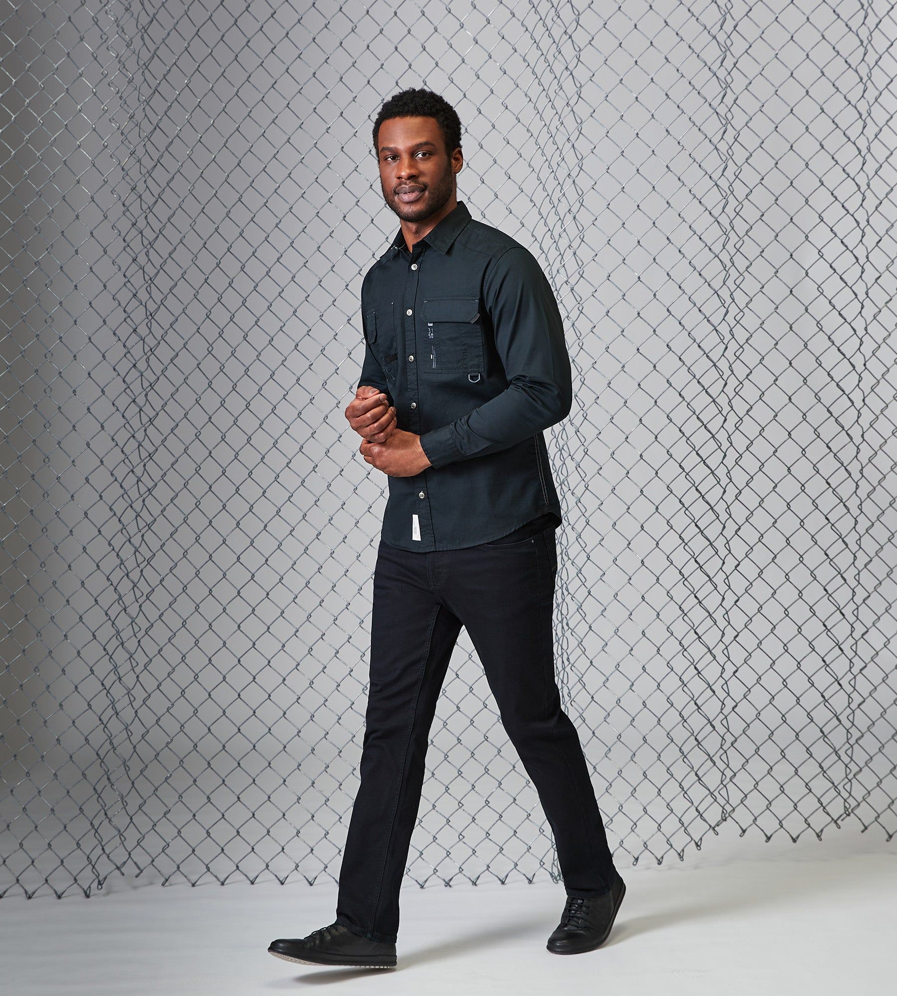 Modern Fit Long Sleeve Sport Shirt sold by Tip Top product image thumbnail 5