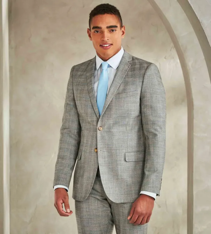 Slim Fit Check Suit sold by Tip Top