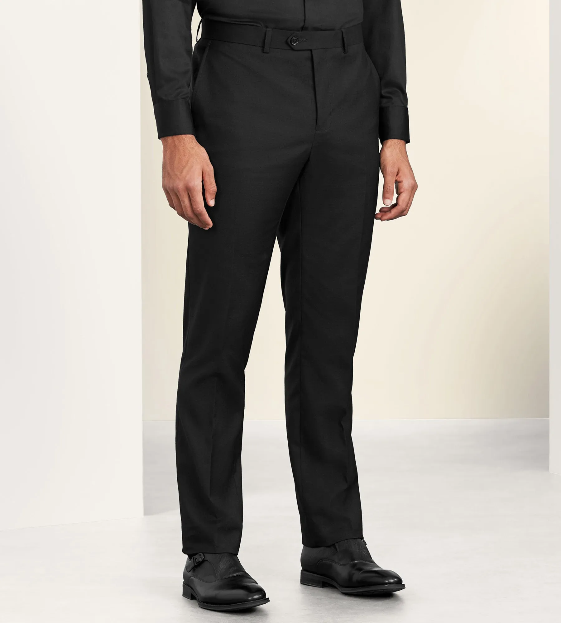Modern Fit Solid Suit Pants sold by Tip Top