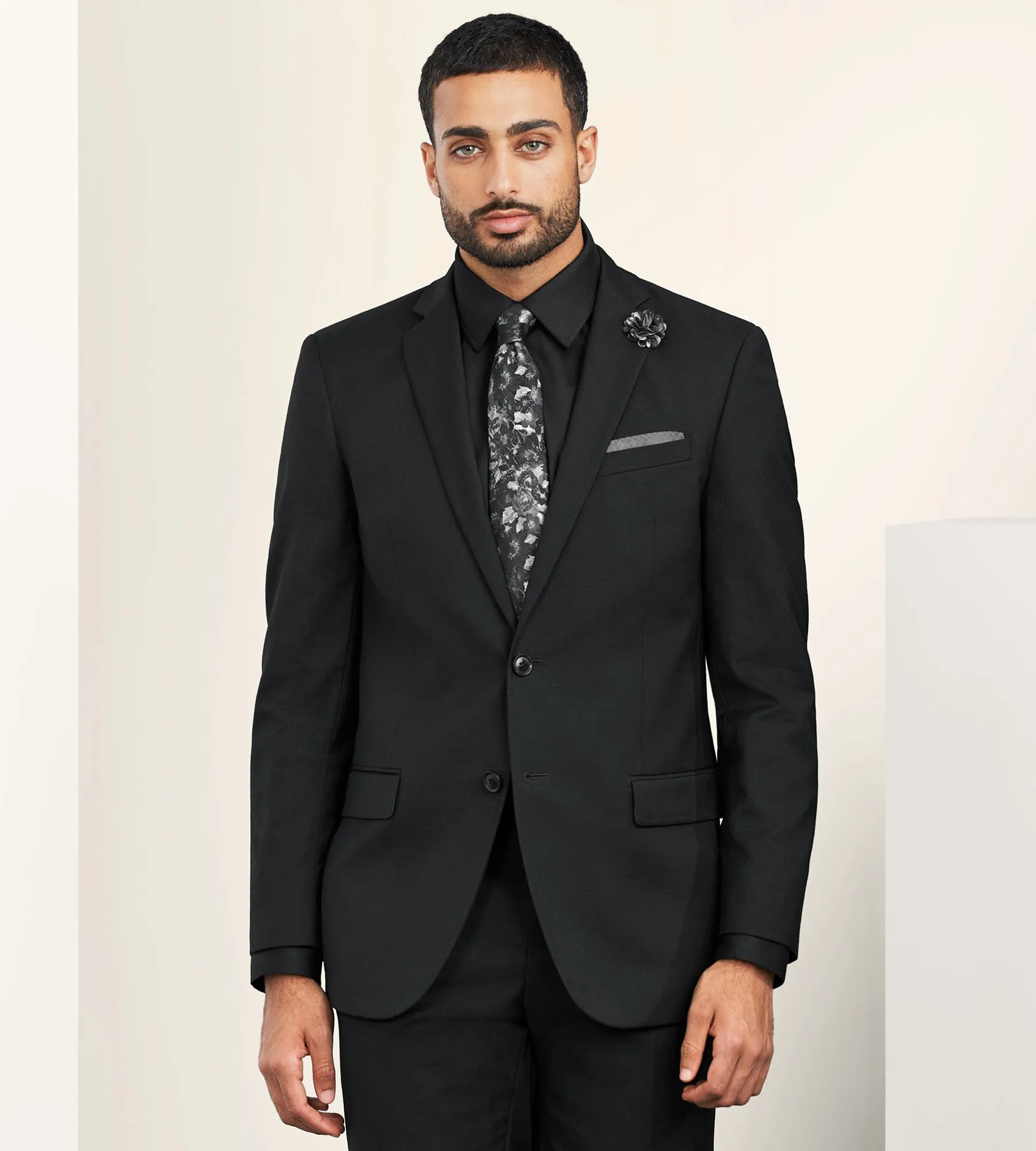 Modern Fit Solid Suit Jacket sold by Tip Top