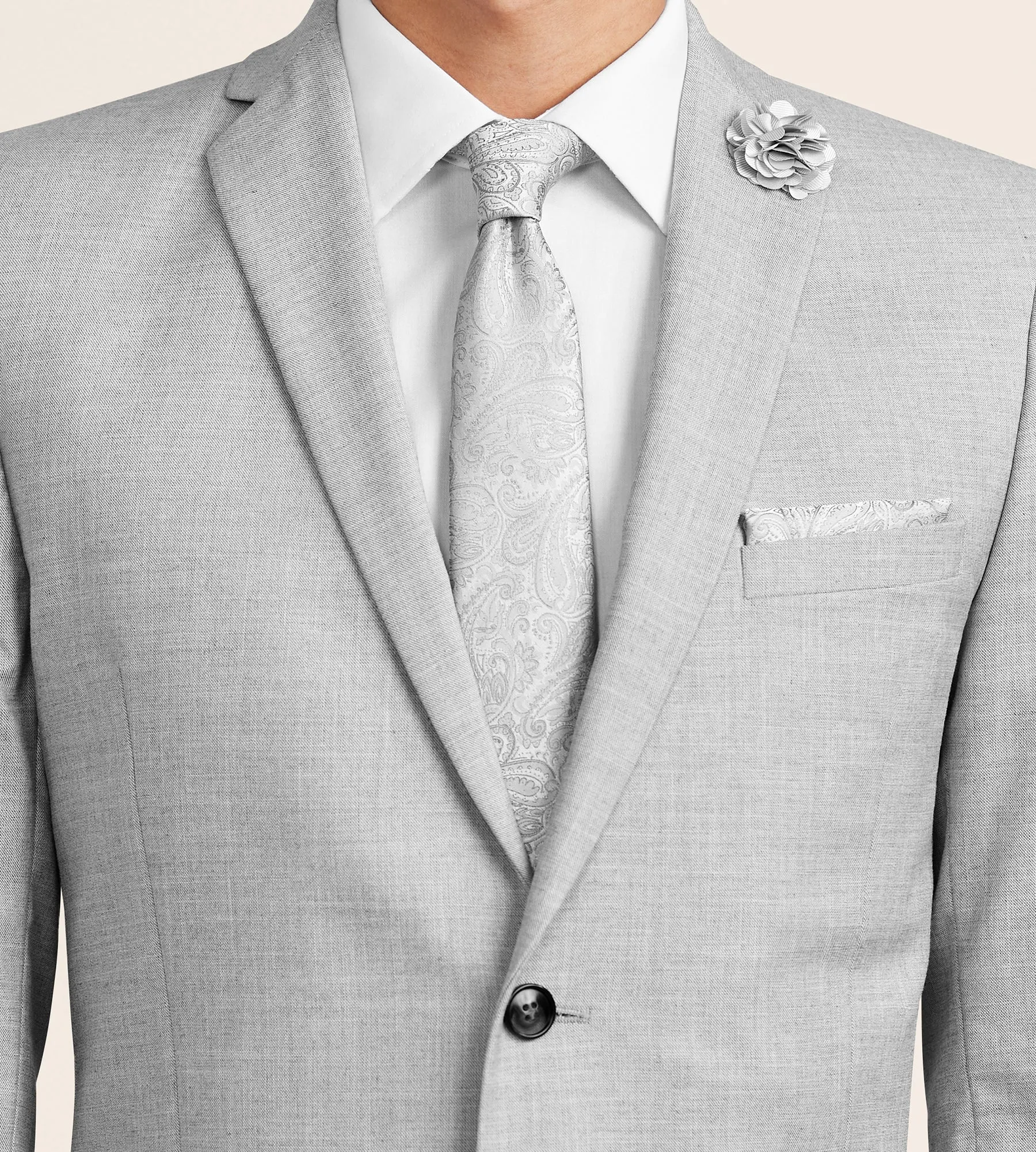 Slim Fit Solid Suit sold by Tip Top product image thumbnail 2