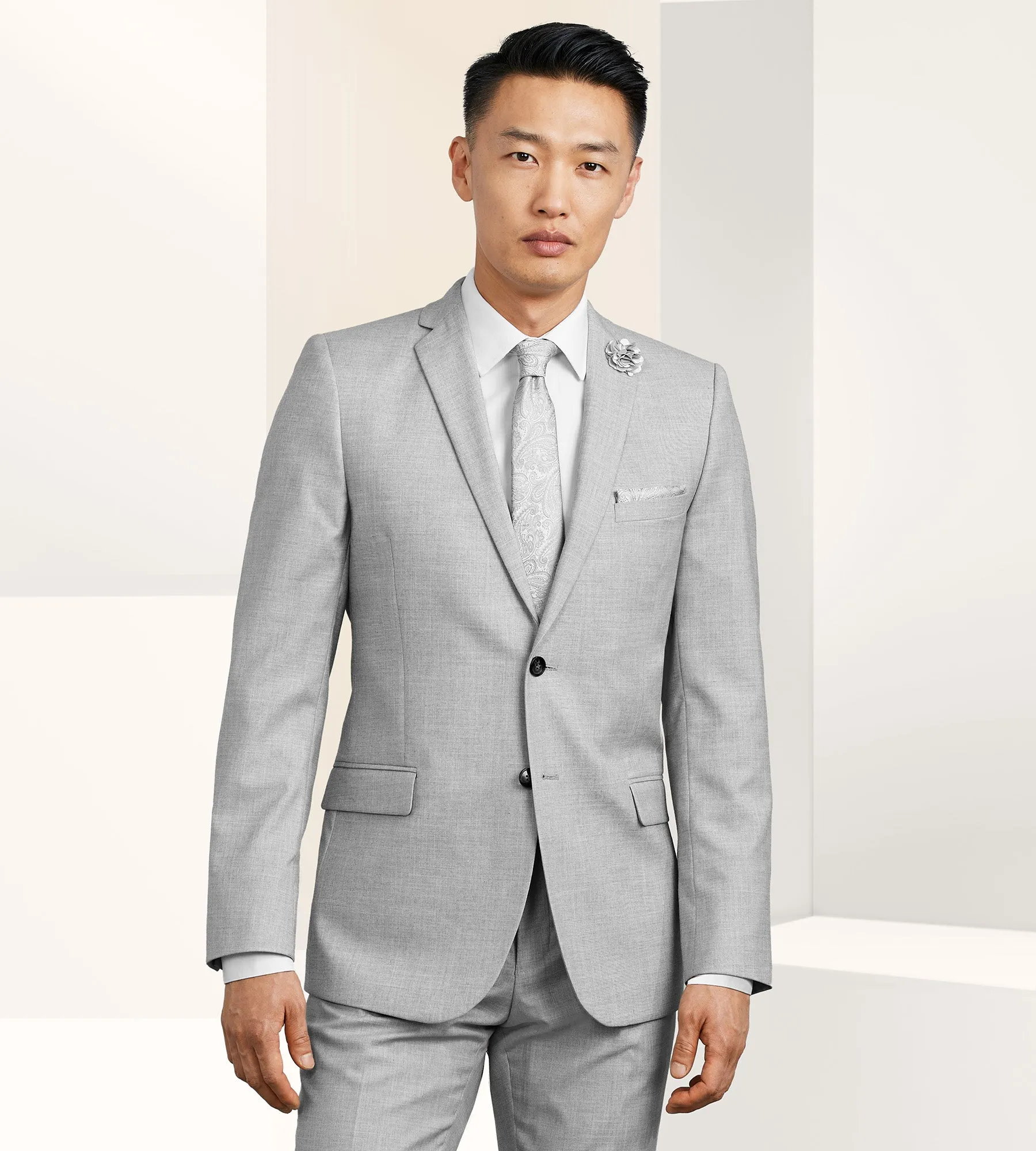 Slim Fit Solid Suit sold by Tip Top