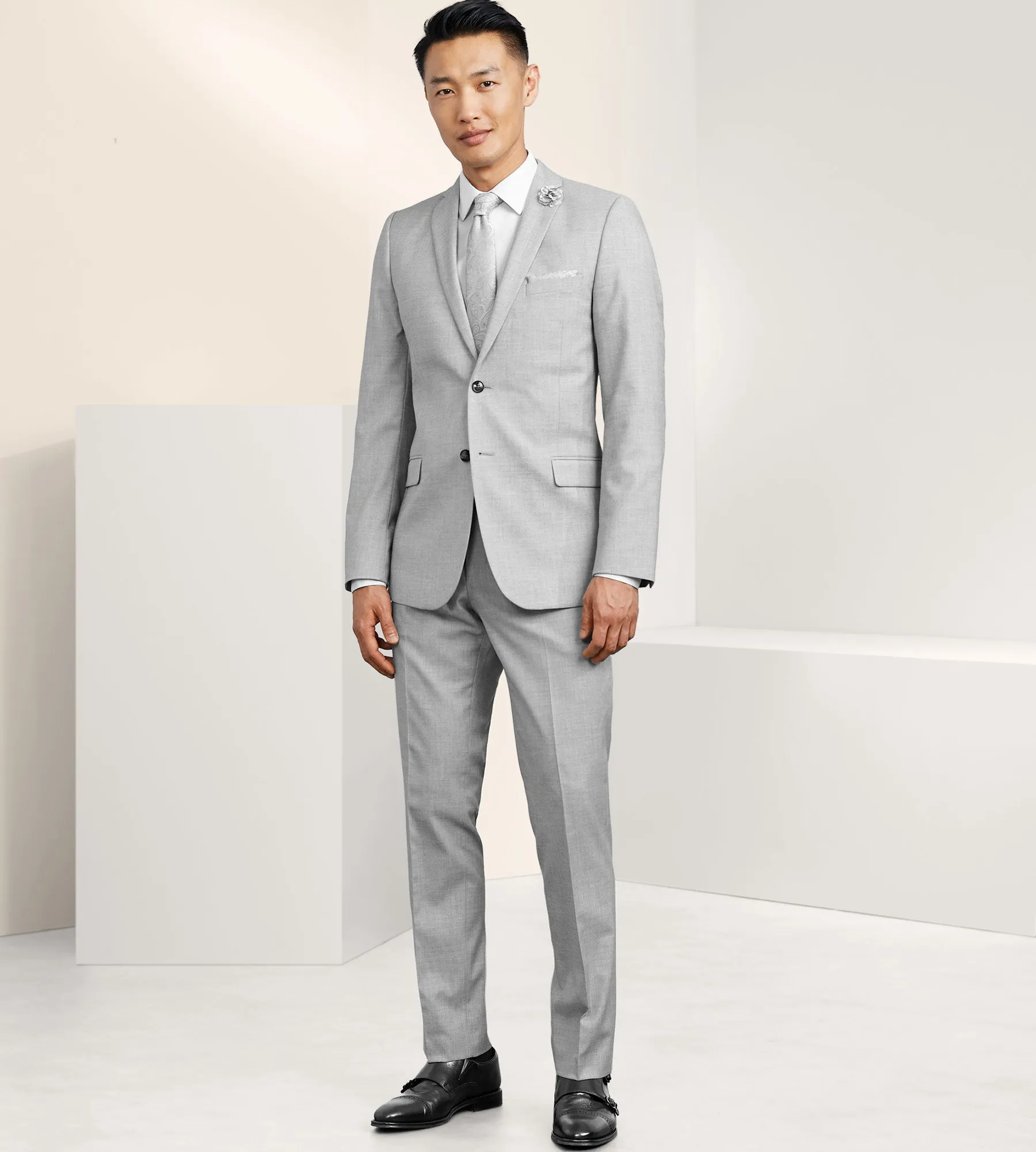 Slim Fit Solid Suit sold by Tip Top product image thumbnail 5