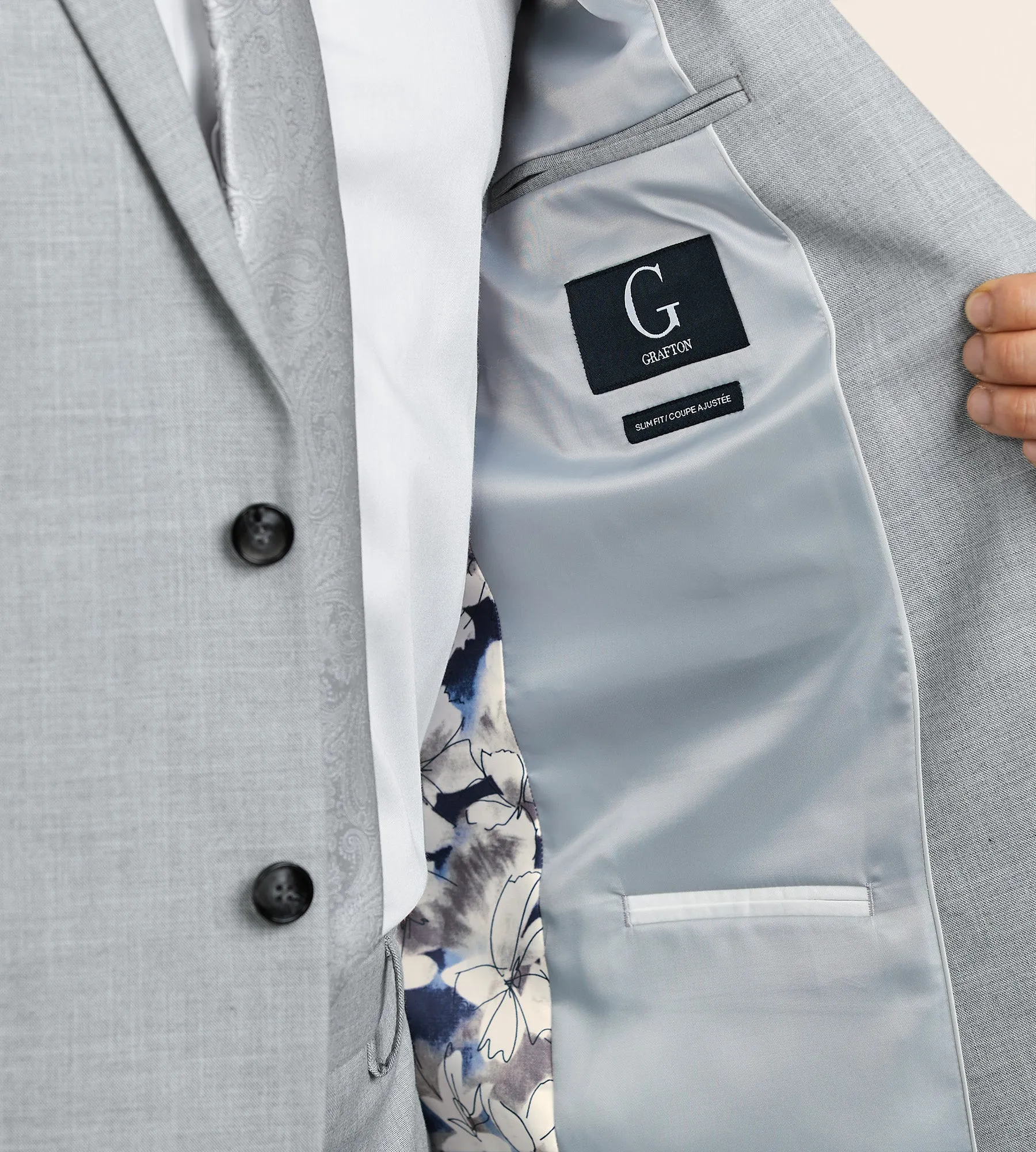 Slim Fit Solid Suit sold by Tip Top product image thumbnail 3