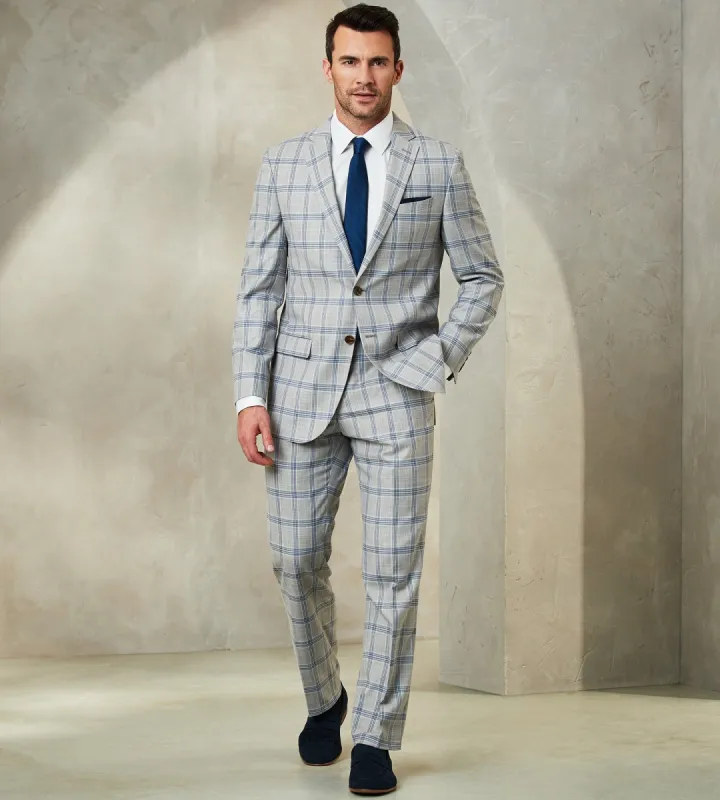 Modern Fit Check Suit sold by Tip Top
