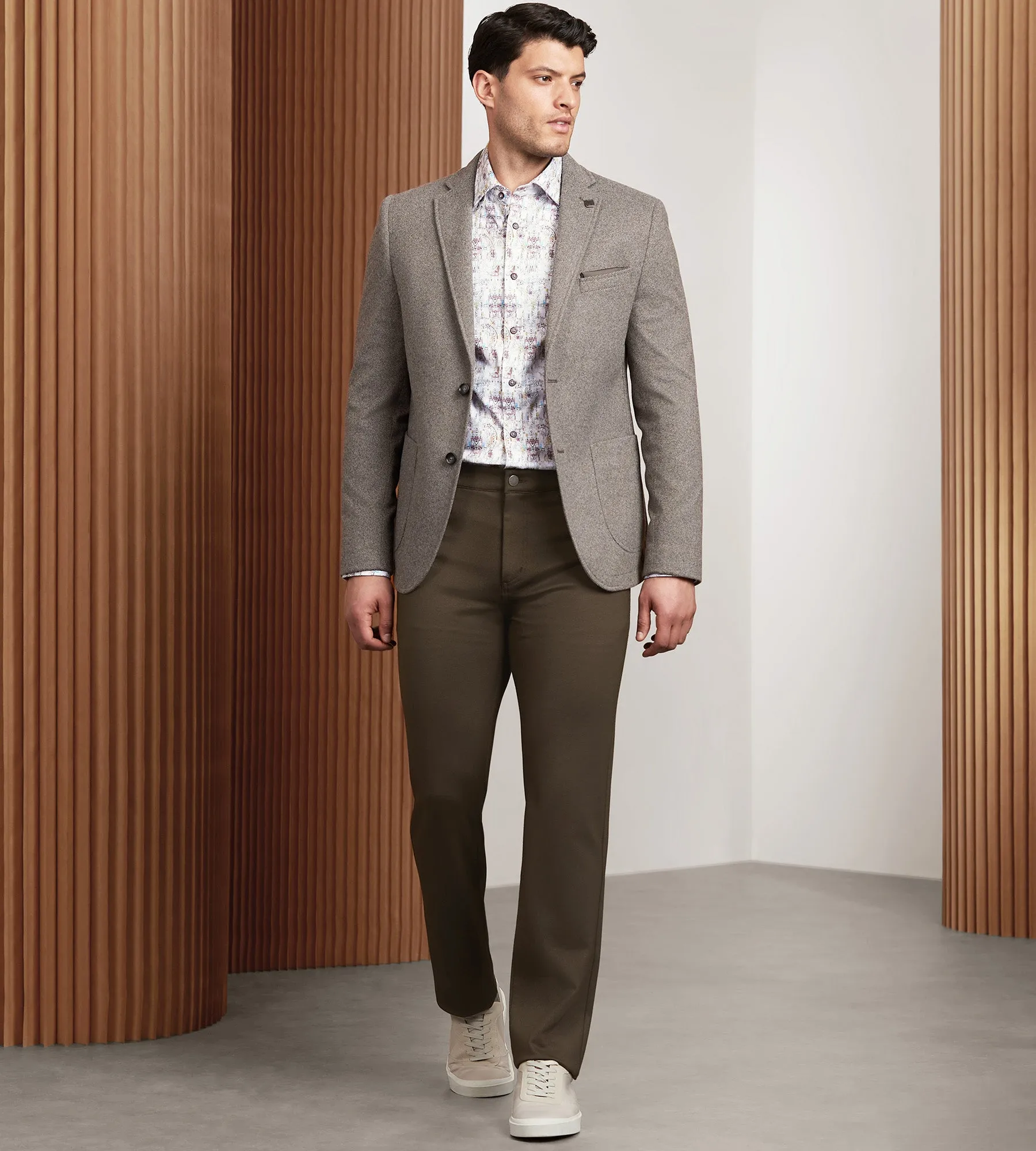 Modern Fit Knit Solid Sport Jacket sold by Tip Top product image thumbnail 4