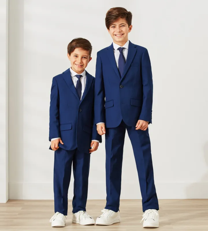 Boys Solid Suit Jacket sold by Tip Top