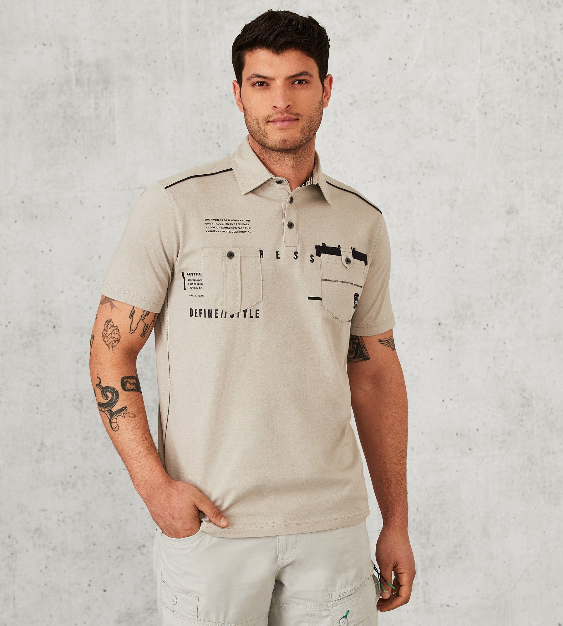 Modern Fit Short-Sleeve Polo sold by Tip Top