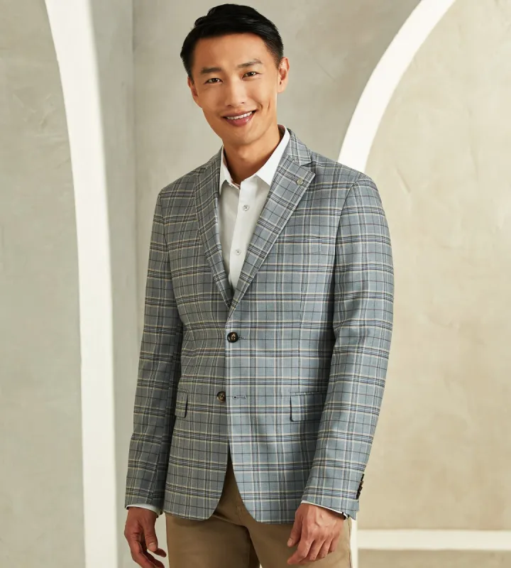 Modern Fit Woven Check Sport Jacket sold by Tip Top