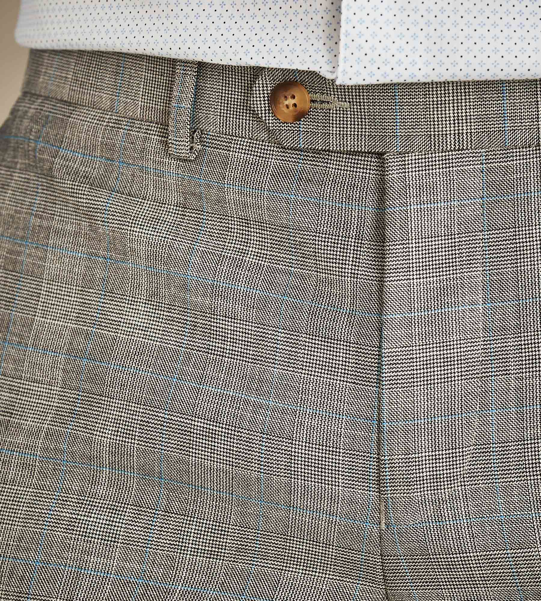 Slim Fit Check Suit Separate Pants sold by Tip Top product image thumbnail 2