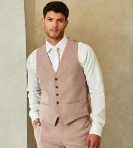 Slim Fit Solid Suit Separate Vest sold by Tip Top
