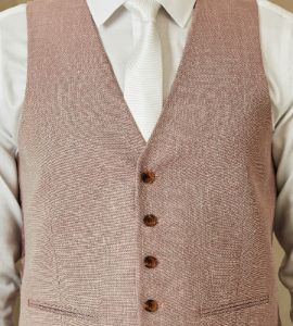 Slim Fit Solid Suit Separate Vest sold by Tip Top