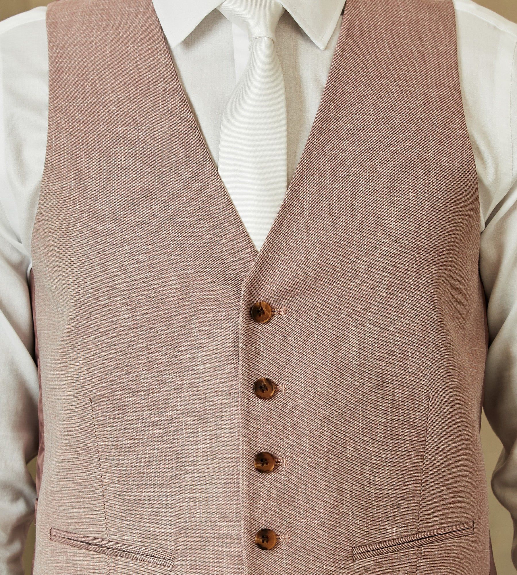 Slim Fit Solid Suit Separate Vest sold by Tip Top product image thumbnail 3