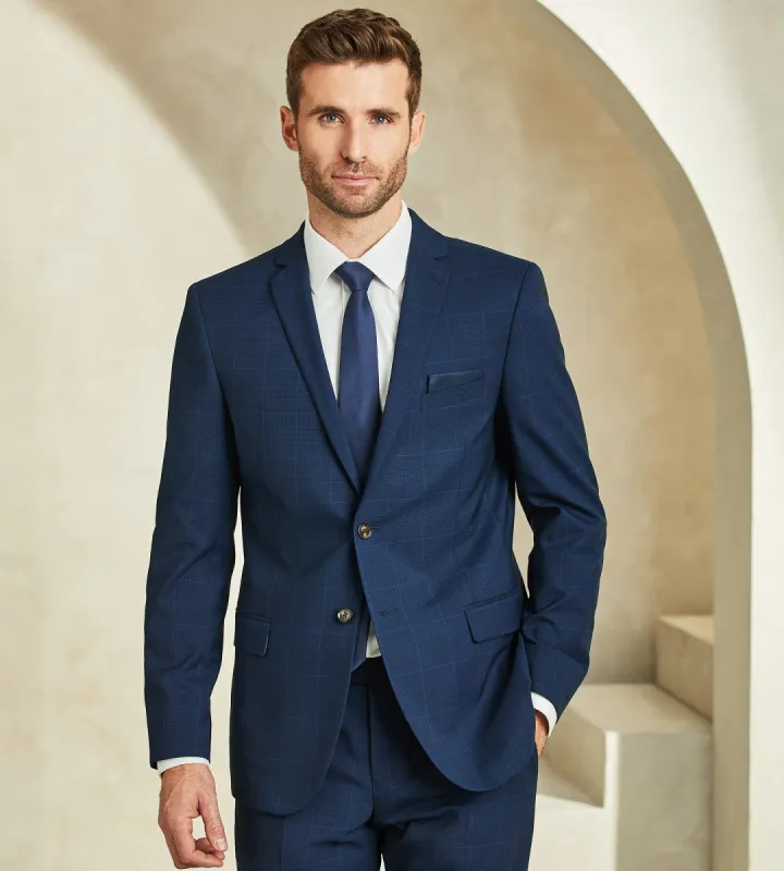 Slim Fit Check Suit Separate Jacket sold by Tip Top