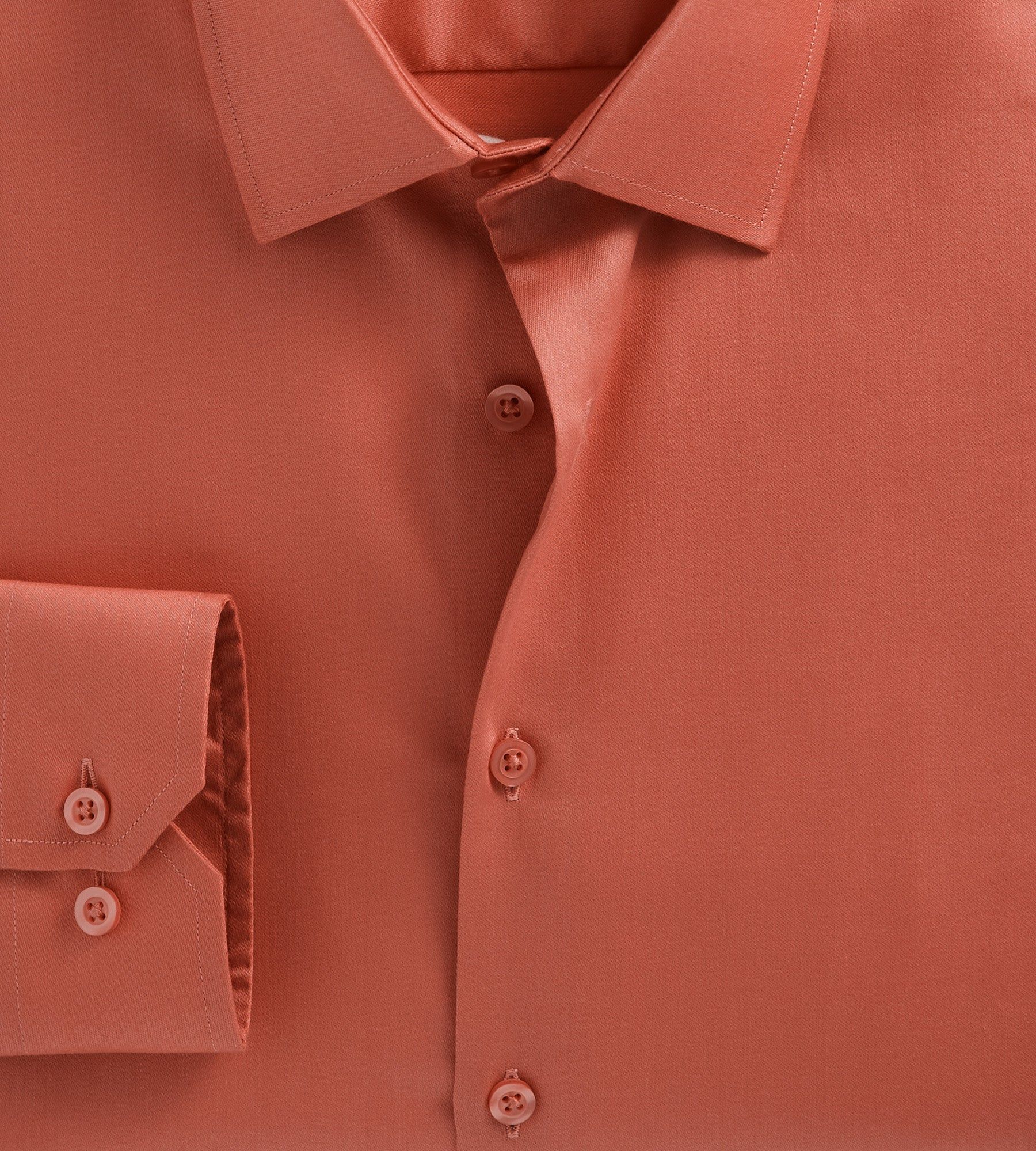 Slim Fit Non-Iron Sateen Dress Shirt sold by Tip Top product image thumbnail 2