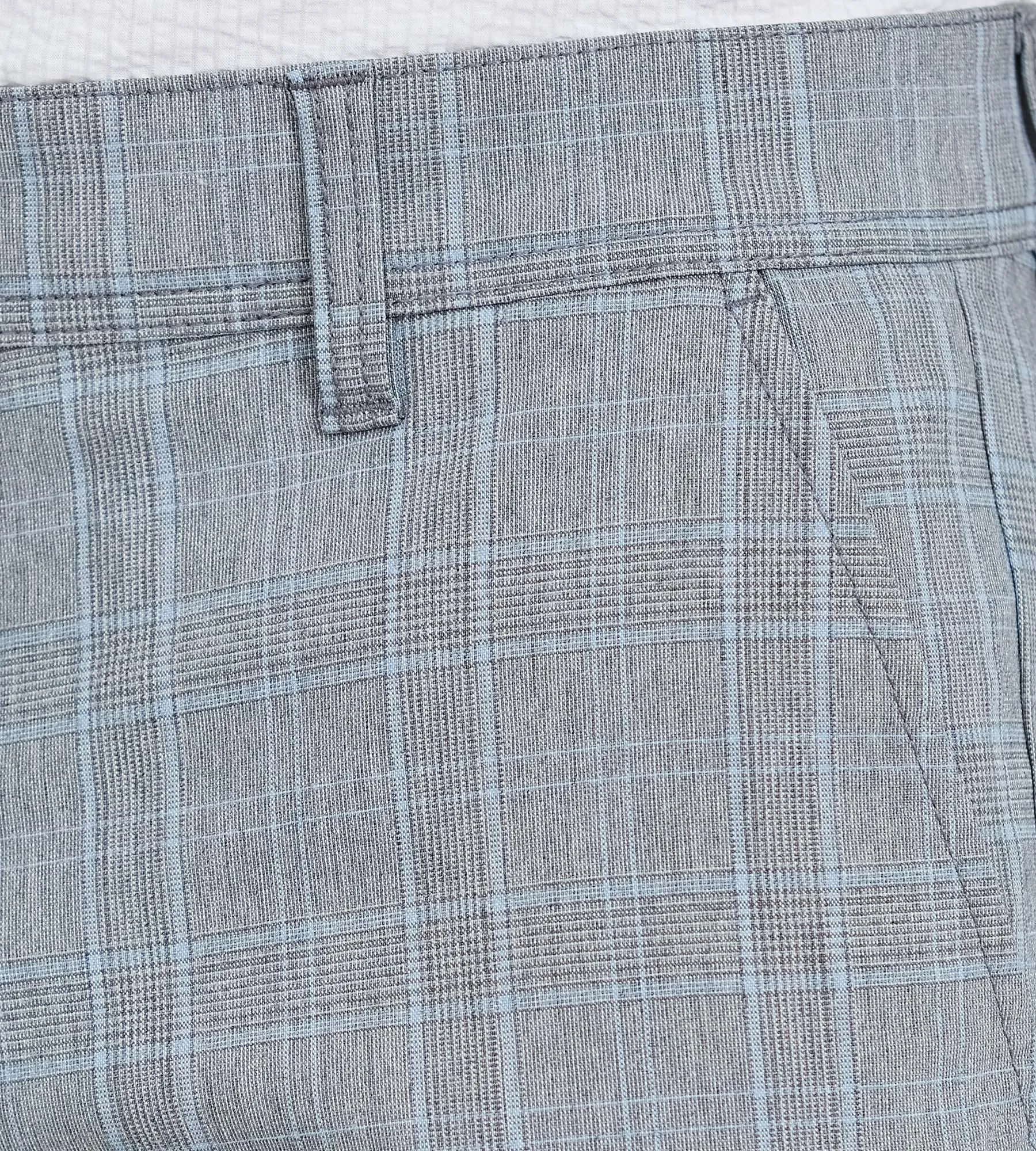 Modern Fit Plaid Chino Shorts sold by Tip Top product image thumbnail 2