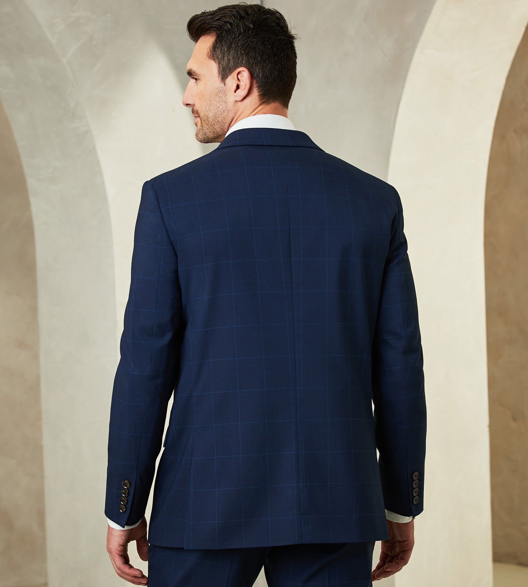 Modern Fit Check Suit Separate Jacket sold by Tip Top product image thumbnail 4