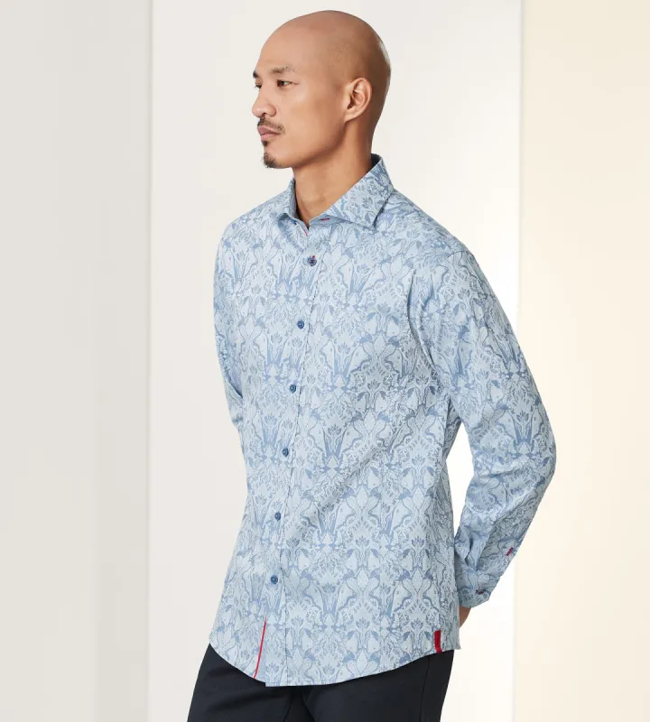 Modern Fit Long Sleeve Sport Shirt sold by Tip Top