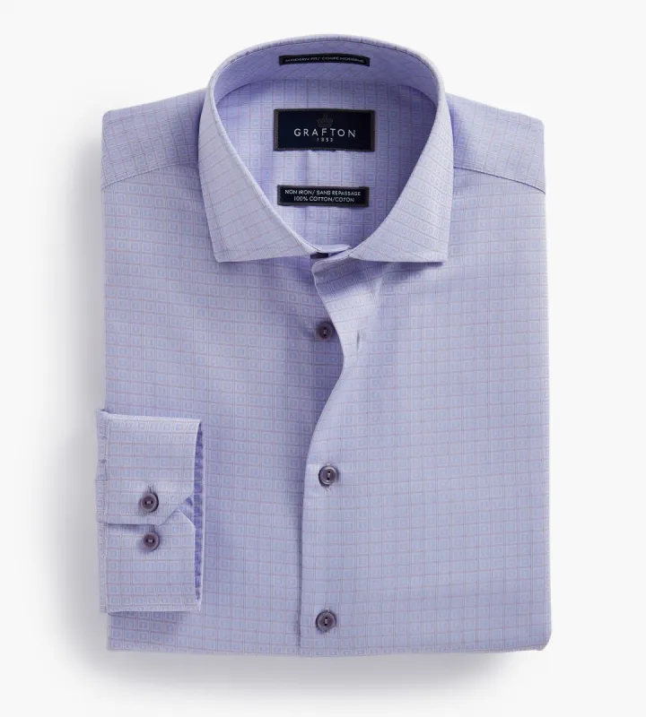 Modern Fit Geo Print Dress Shirt sold by Tip Top
