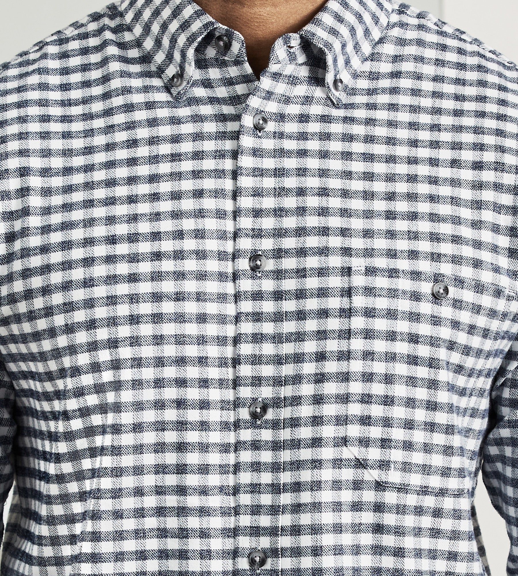 Modern Fit Long Sleeve Soft Touch Plaid Flannel Sport Shirt sold by Tip Top product image thumbnail 2
