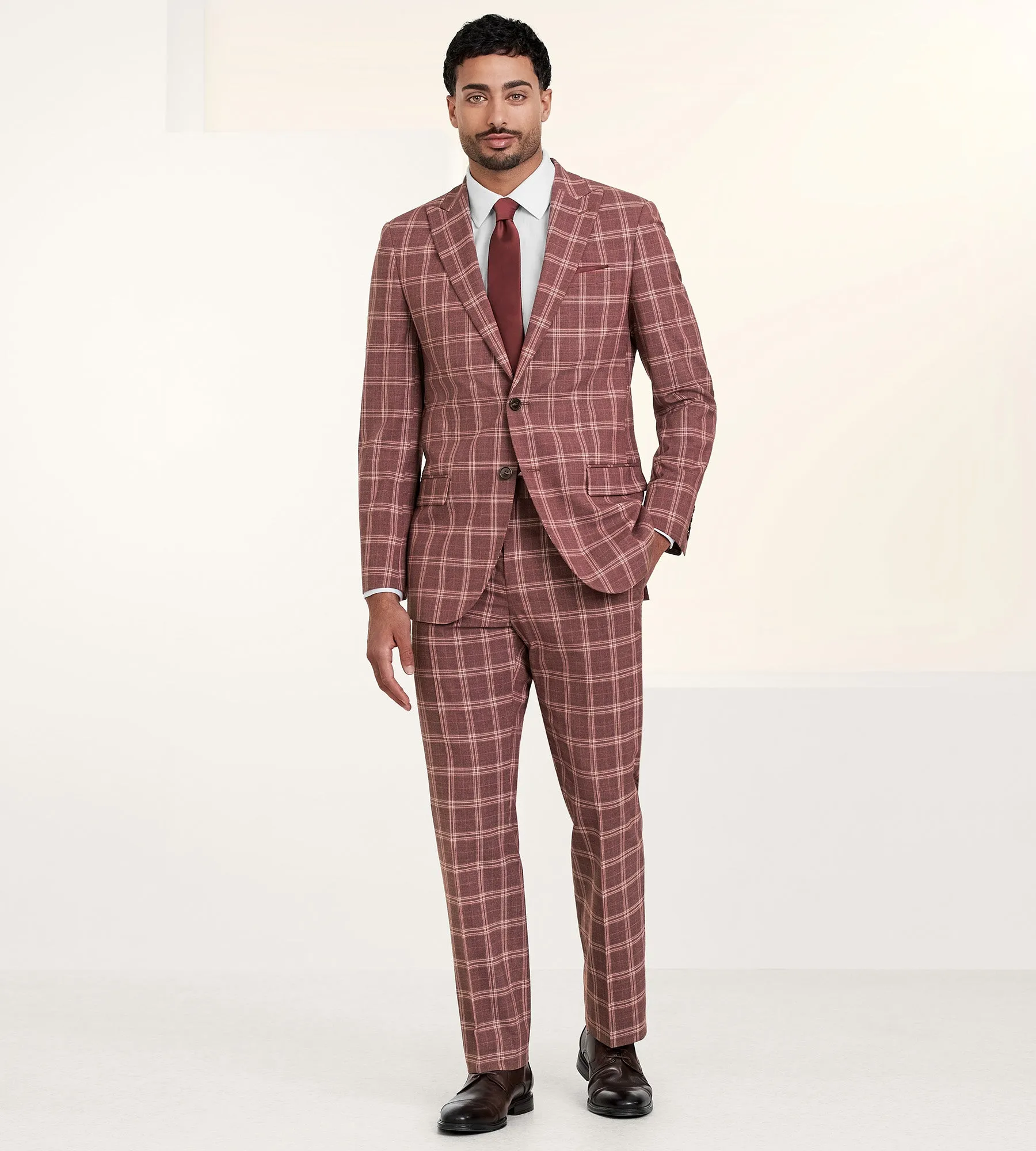 Modern Fit Check Suit Separate Jacket sold by Tip Top product image thumbnail 5
