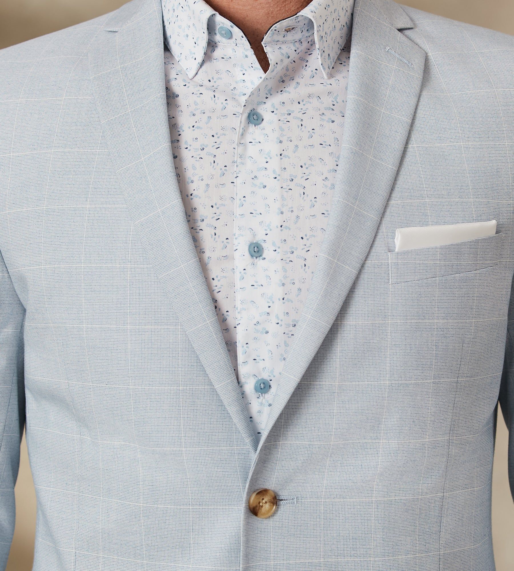 Slim Fit Check Suit sold by Tip Top product image thumbnail 2