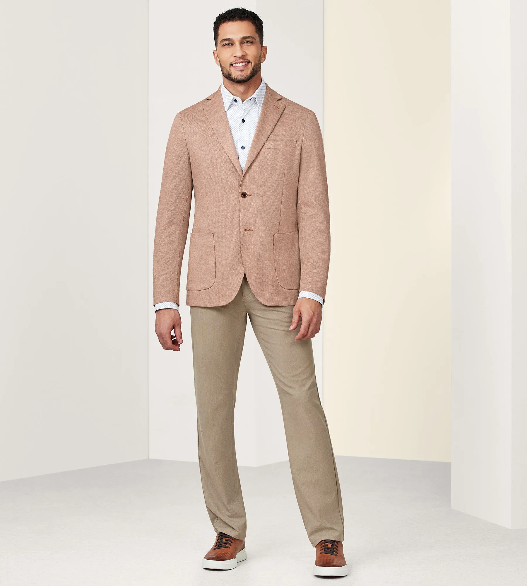 Modern Fit Knit Sport Jacket sold by Tip Top product image thumbnail 4