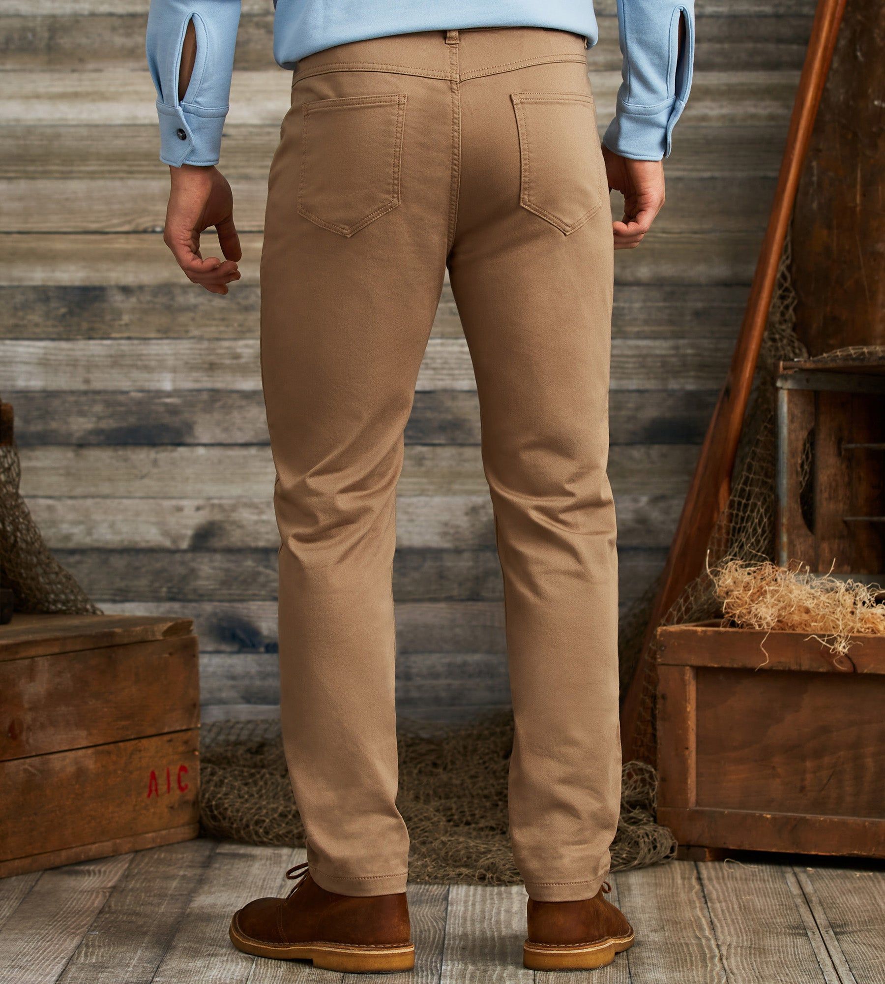 Modern Fit Performance Five-Pocket 360° Stretch Casual Pants sold by Tip Top product image thumbnail 3