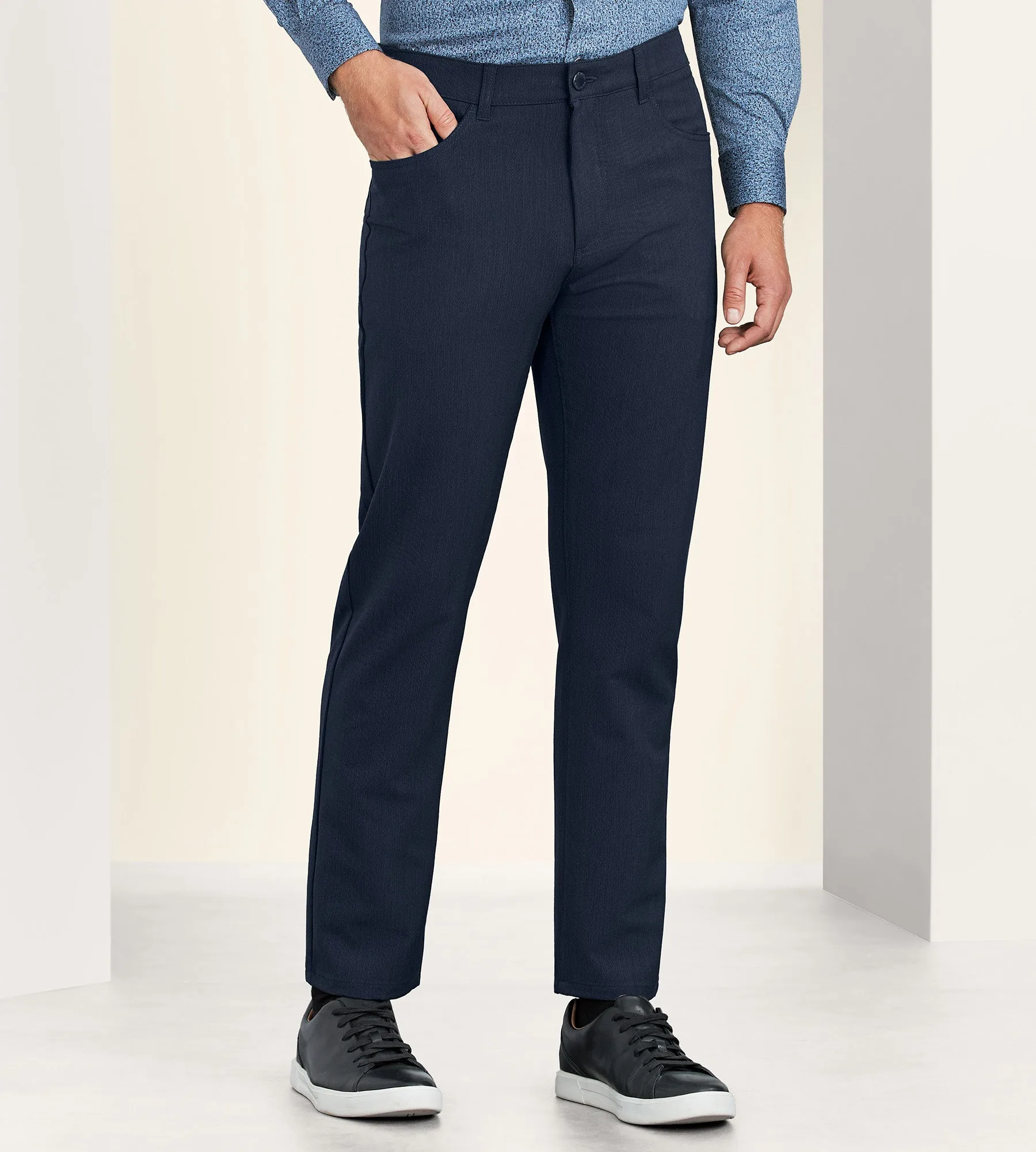 Modern Fit 4-Way Stretch 5-Pocket Pants sold by Tip Top
