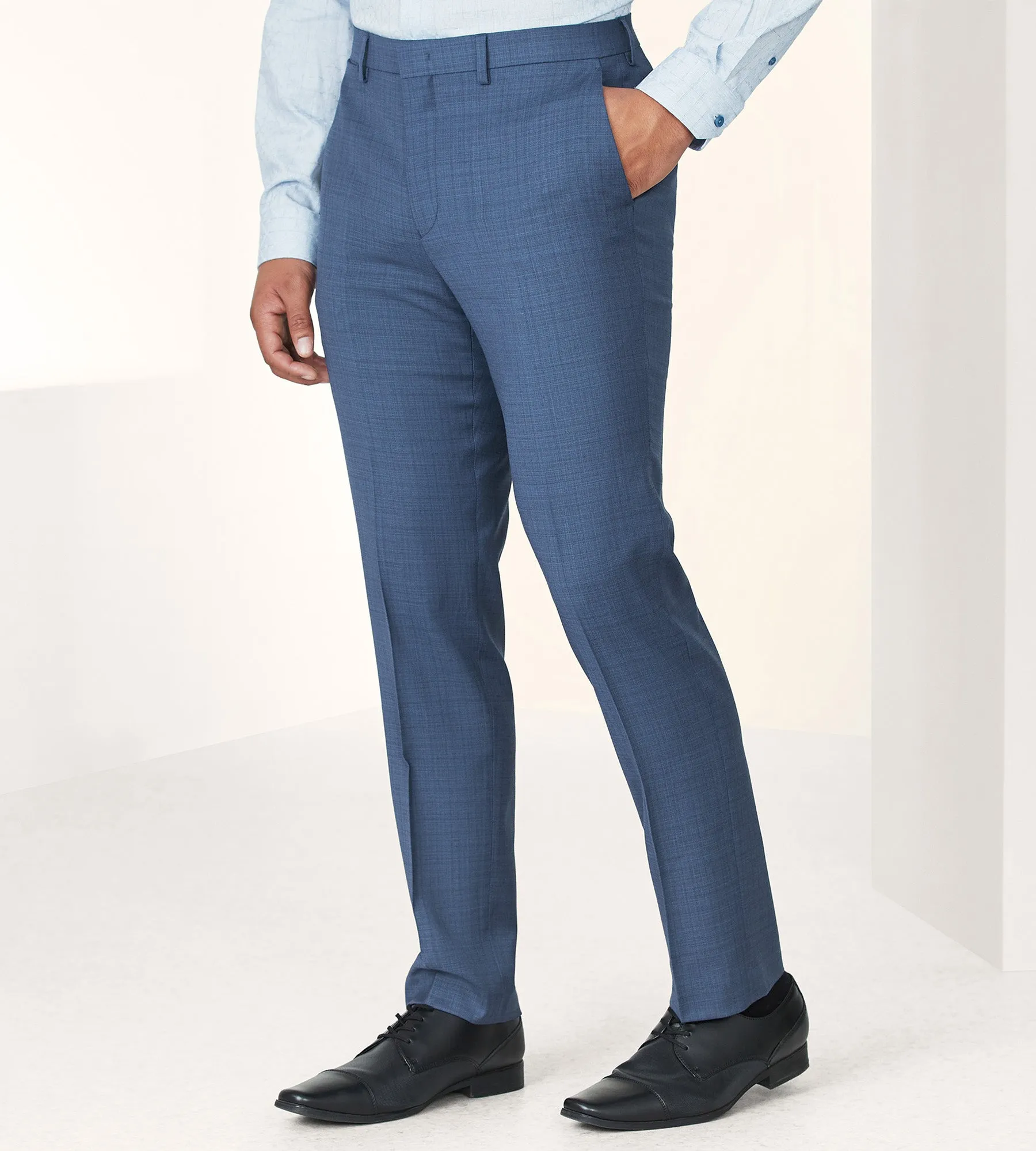 Modern Fit Wool Suit Pants sold by Tip Top product image thumbnail 4