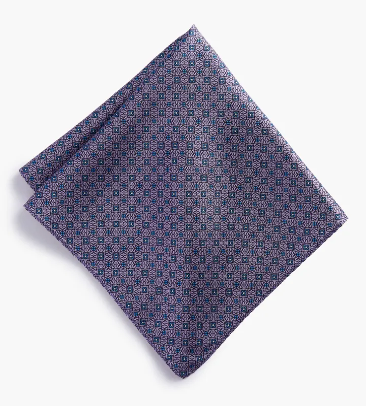 Micro Arabesque Pocket Square sold by Tip Top