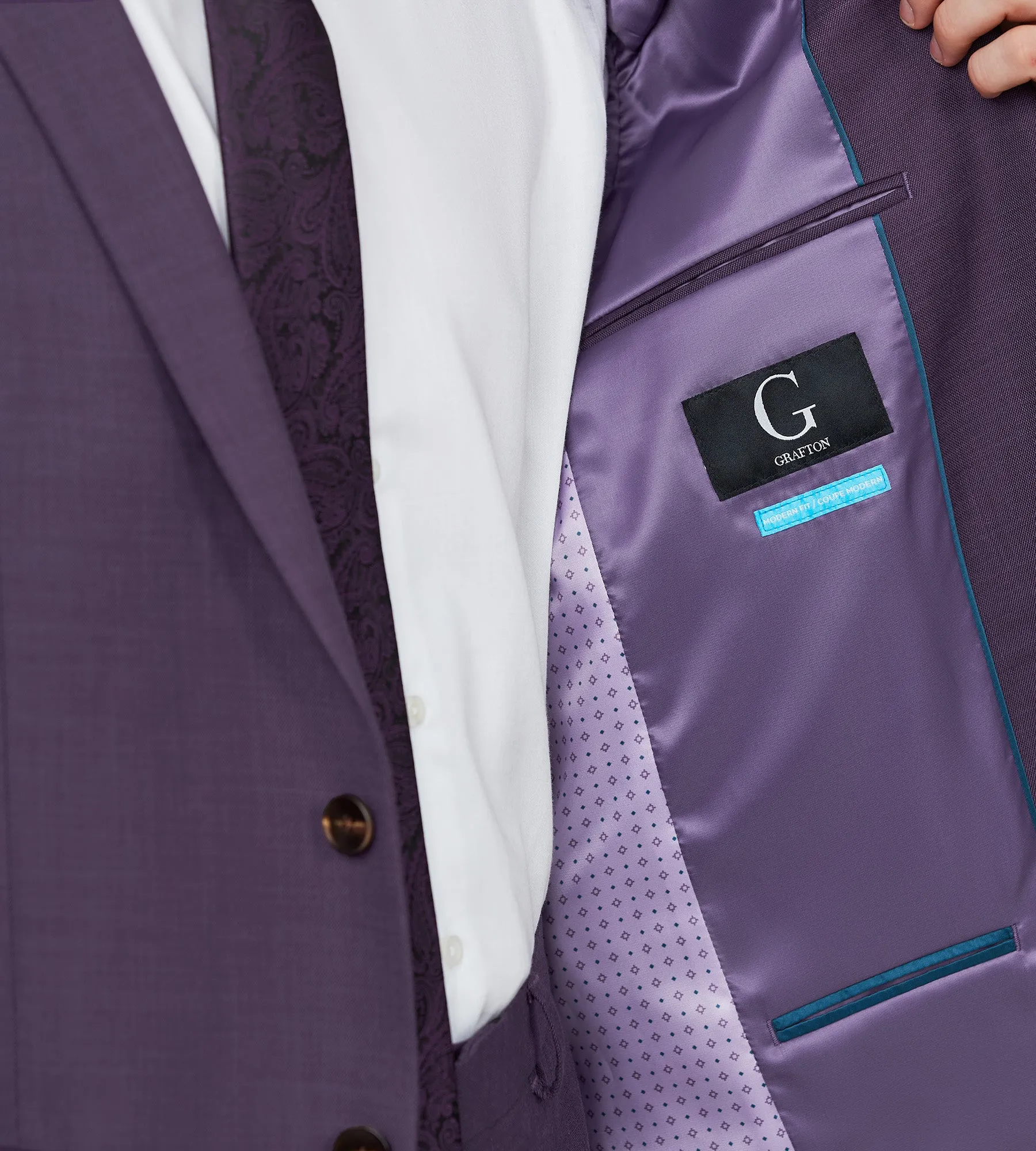 Slim Fit Suit Separate Jacket sold by Tip Top product image thumbnail 3