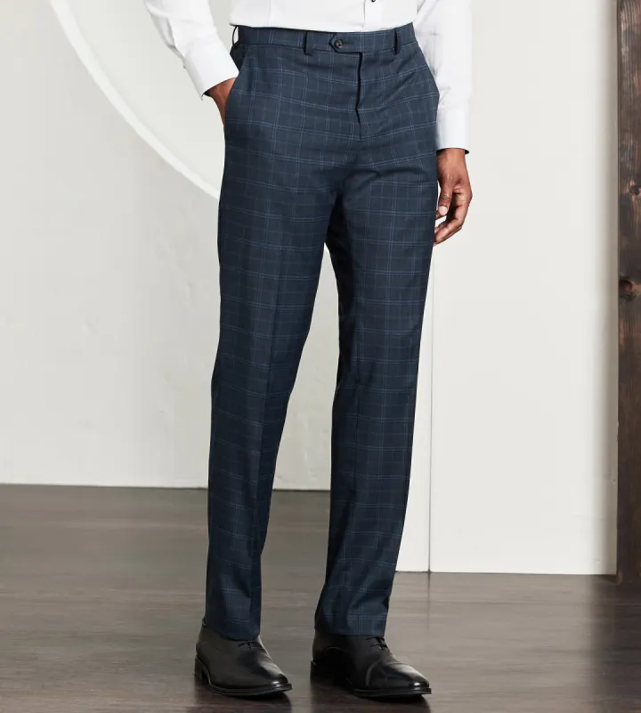 Modern Fit Stretch Check Suit Separate Pants sold by Tip Top