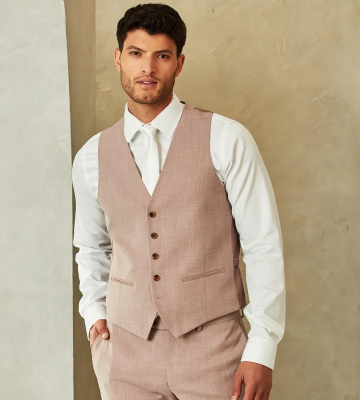 Slim Fit Solid Suit Separate Vest sold by Tip Top