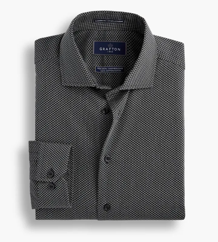 Modern Fit Jacquard Dress Shirt sold by Tip Top
