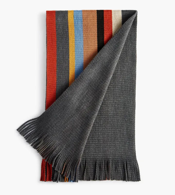 Reversible Varigated Stripe Scarf sold by Tip Top