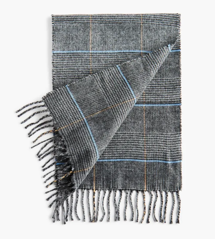 Glen Check Plaid Scarf sold by Tip Top