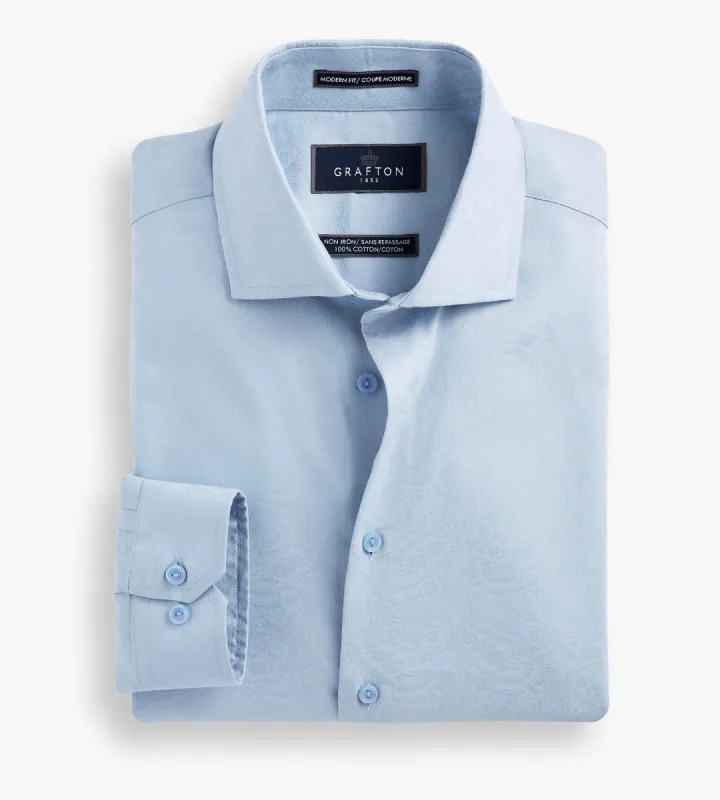 Modern Fit Ultra-Luxe Paisley Dress Shirt sold by Tip Top