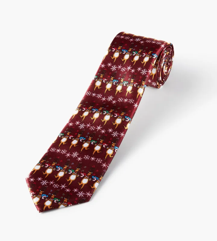 Dancing Reindeers Tie sold by Tip Top