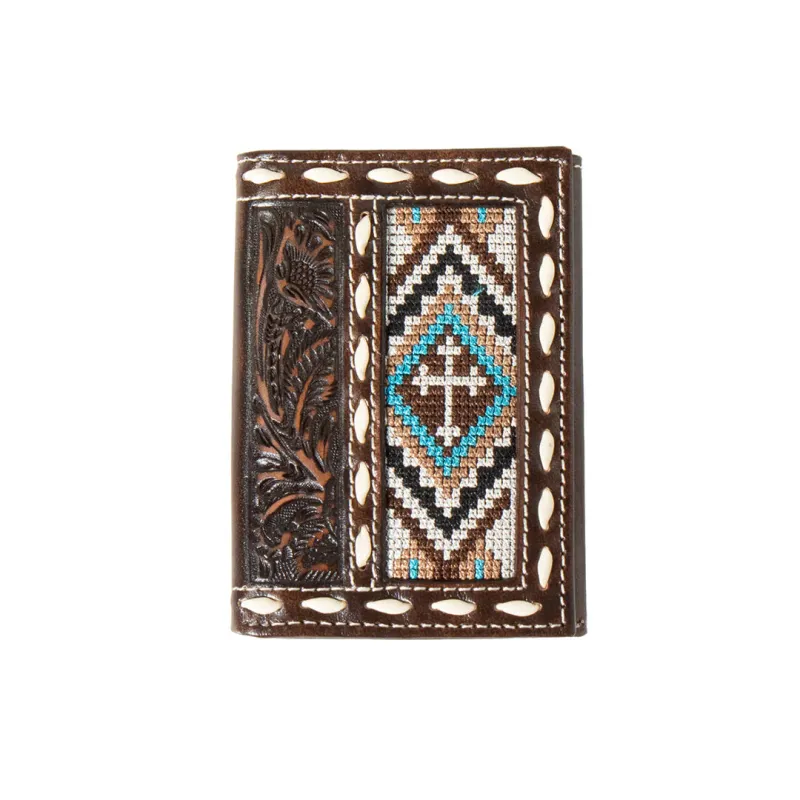 Nocona Frontier Crossroads - Men's Trifold Wallet sold by Hat Country