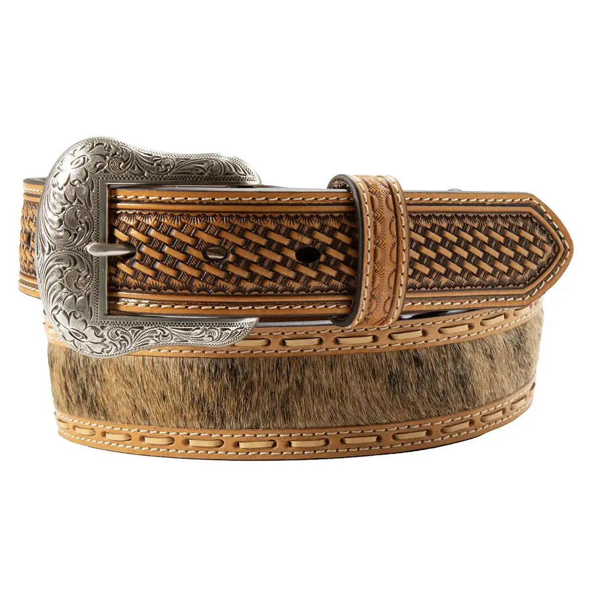 Nocona Roughstock - Men's Calf Hair Belt sold by Hat Country product image thumbnail 2