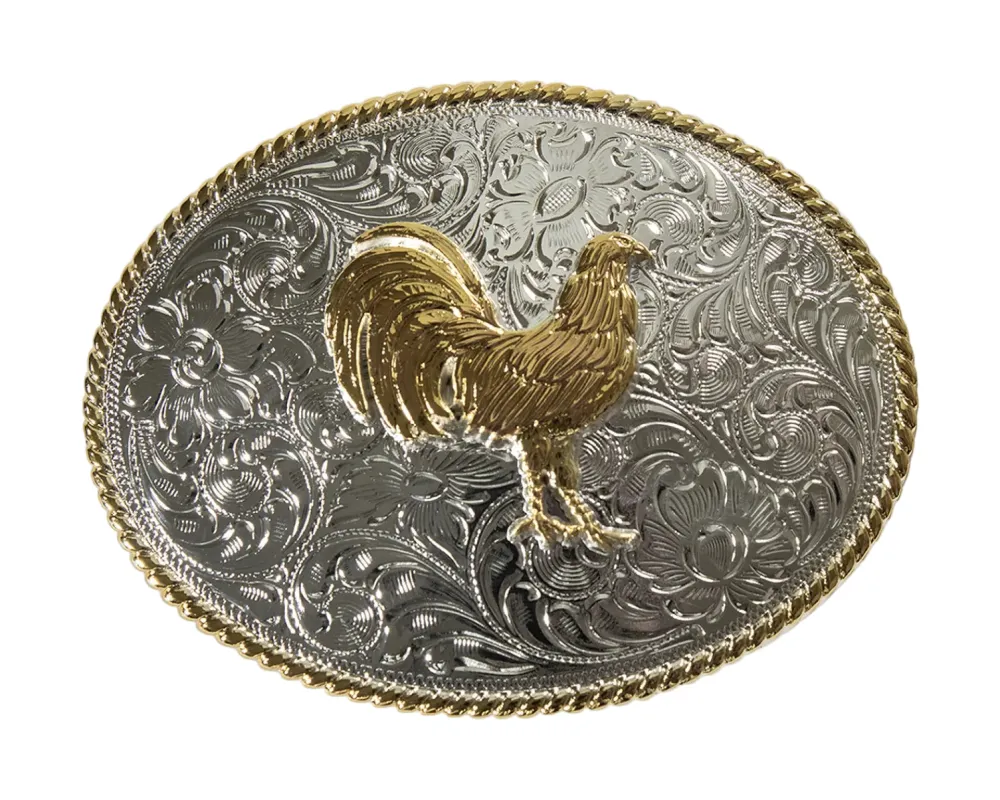 Nocona Roost Rattler - Belt Buckle made by Nocona