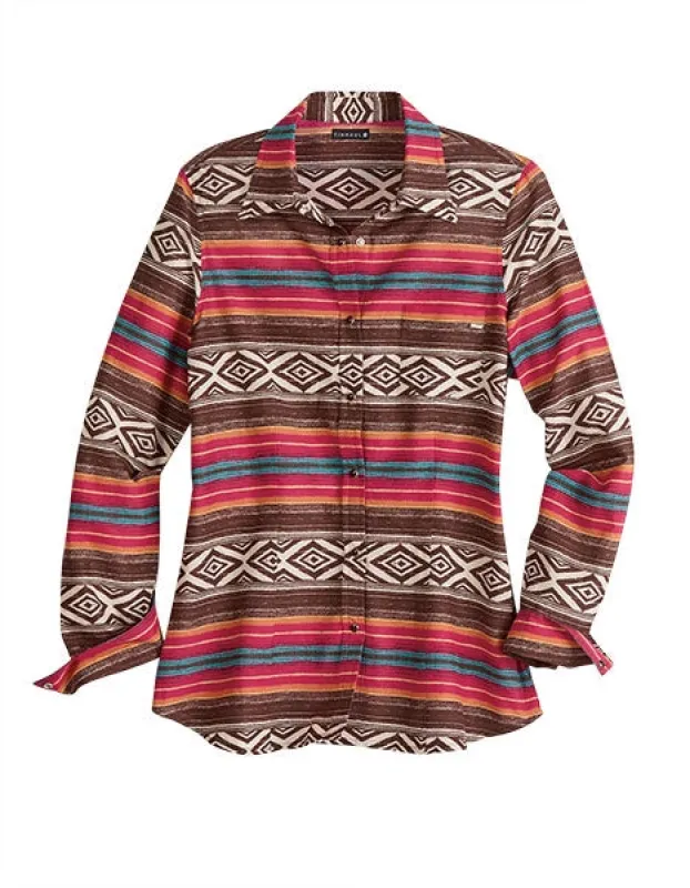 Tin Haul 2184 Aztec Blanket (Multi) - Women's Western Shirt sold by Hat Country