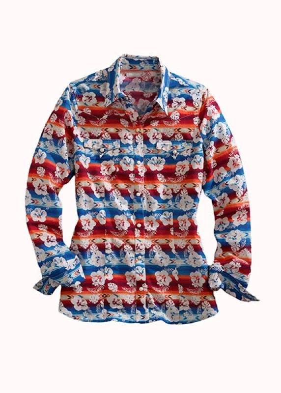 Tin Haul 1495 Hawaiian Serape (Multi) - Women's Western Shirt sold by Hat Country