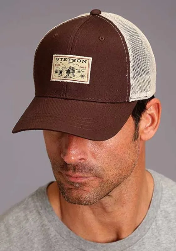 Stetson "The Legend Continues" (Brown) - Ball Cap sold by Hat Country