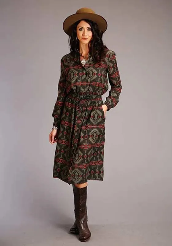 Stetson 00873 Blanket Print (Brown) - Women's Dress sold by Hat Country
