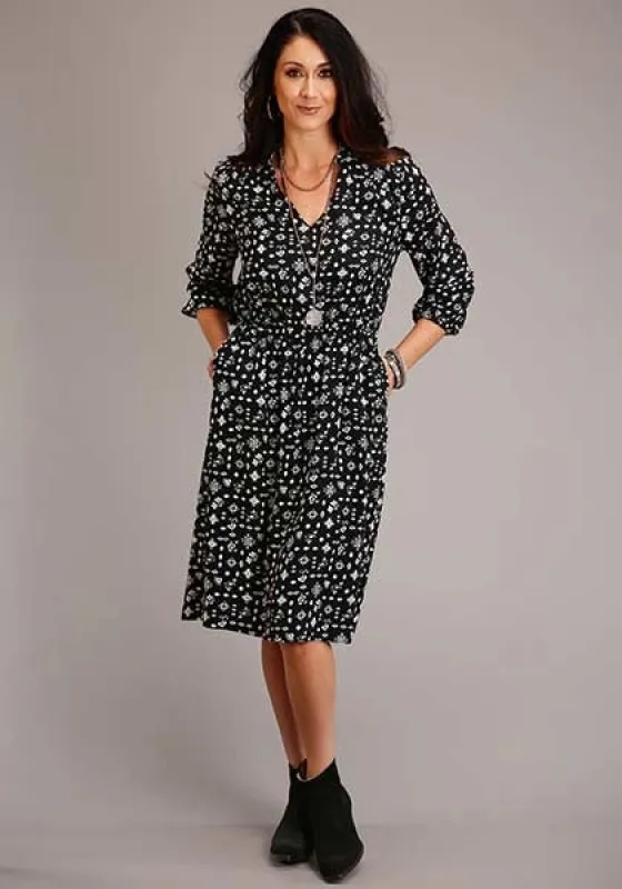 Stetson 1417 Southwestern Ditzy (Grey) - Women's Dress made by Stetson