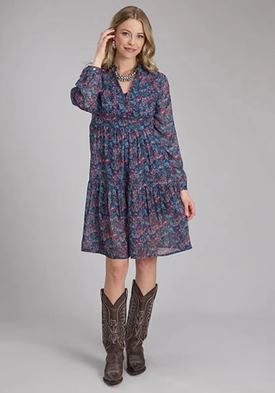 Roper 2136 Gem Floral (Multi) - Women's Dress sold by Hat Country