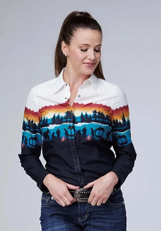 Roper 1993 Lakeside Camp (Black) - Women's Western Shirt sold by Hat Country