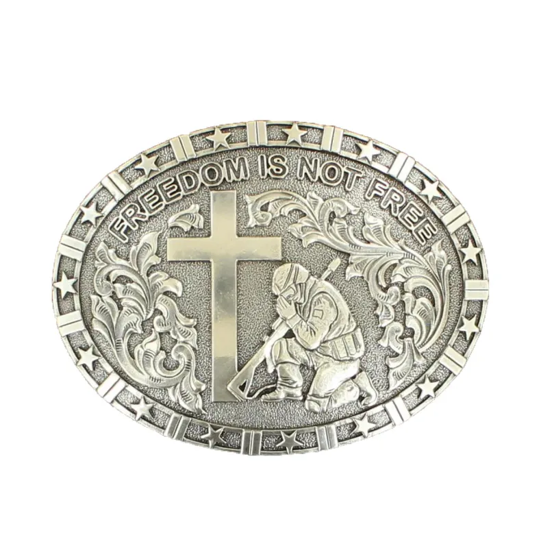 Nocona Military Prayer - Belt Buckle sold by Hat Country